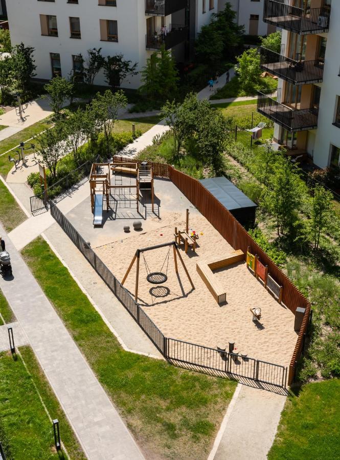Wola Skwer Happy Apartment Varsavia Esterno foto
